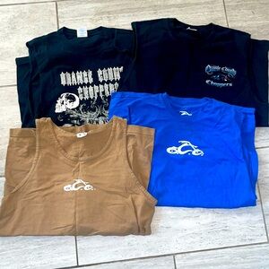 Lot of 4 original Orange county choppers motorcycle T-shirt